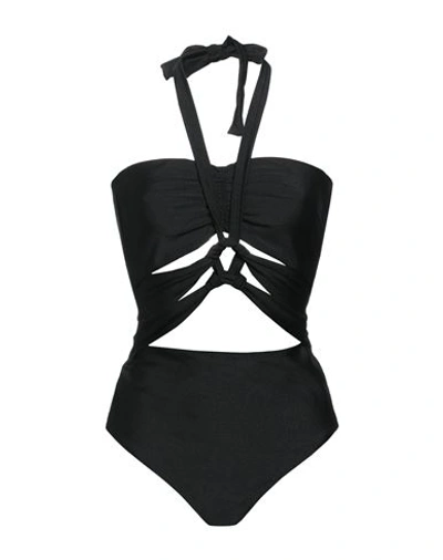 Sandro Woman One-piece Swimsuit Black Size 4 Polyamide, Elastane