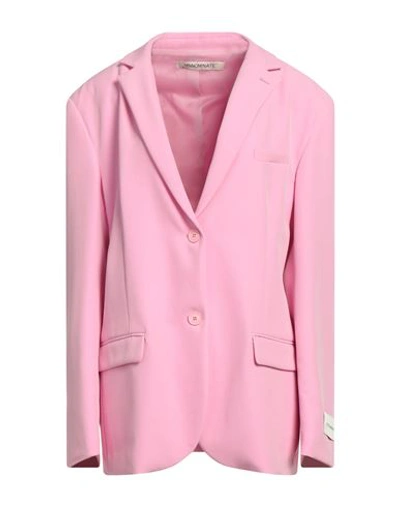 Hinnominate Woman Blazer Pink Size M Polyester, Elastane