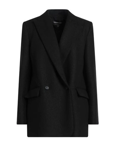 Bcbgmaxazria Woman Blazer Black Size 6 Wool, Viscose, Polyester