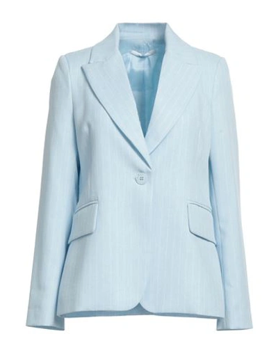 Imperial Woman Blazer Sky Blue Size S Polyester, Elastane