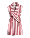 Golden Goose Woman Blazer Red Size 4 Polyester, Cotton In Red