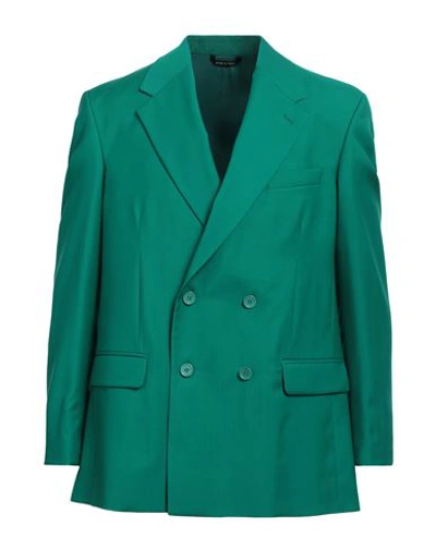 Paura Man Blazer Emerald Green Size 42 Virgin Wool