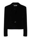 ALESSANDRA RICH ALESSANDRA RICH WOMAN BLAZER BLACK SIZE 6 COTTON, ELASTANE