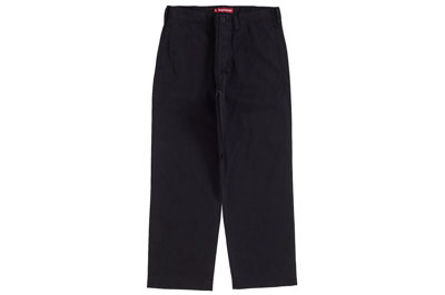 Pre-owned Supreme Chino Pant (ss24) Black