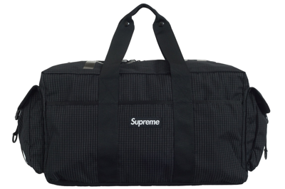 Pre-owned Supreme Duffle Bag (ss24) Black
