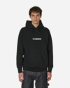 Comme Des Garçons Homme Deux Homme-print Cotton Hoodie In Black