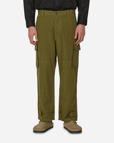 Comme Des Garçons Homme Deux Military Cargo Pants Khaki In Green