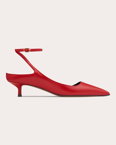 Neous Fornax 40mm Leather Pumps In Red