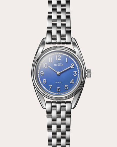 Shinola Women's French Blue Derby Bracelet Watch In Metallic