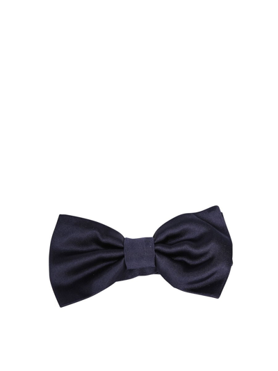 Dolce & Gabbana Silk Blue Bow Tie