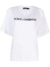 Dolce & Gabbana Logo Short-sleeved T-shirt In White