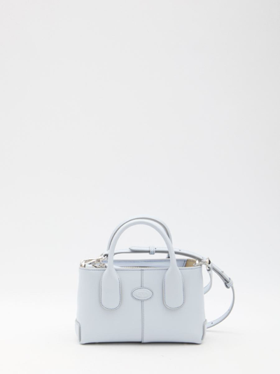 Tod's Leather Mini Bag In Blue
