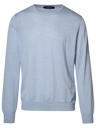 Gran Sasso Light Blue Cashmere Blend Sweater