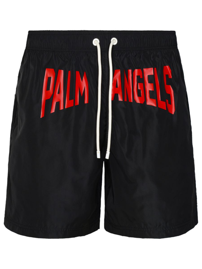 Alexander Mcqueen Palm Angels Beachwears In Black Ivory