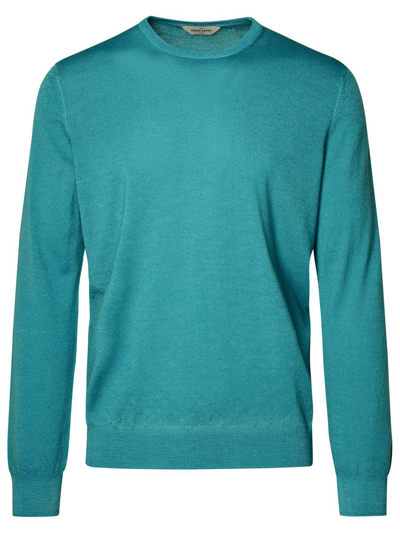 Gran Sasso Turquoise Virgin Wool Sweater In Blue