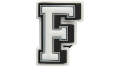 Jibbitz Kids' Letter F In White