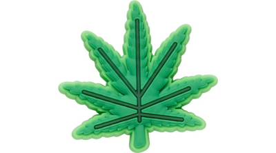 Jibbitz Hemp Leaf In Green