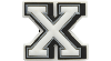 Jibbitz Letter X In White/black