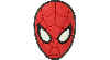 JIBBITZ SPIDERMAN MASK