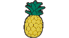 Jibbitz Pineapple In Yellow/green