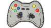 Jibbitz Grey Game Controller