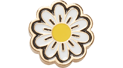 Jibbitz Elevated Daisy In Yellow