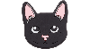 Jibbitz Black Cat