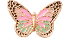 Jibbitz Elevated Colorful Butterfly
