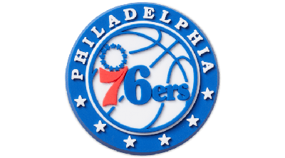 Jibbitz Nba Philadelphia 76ers In Blue