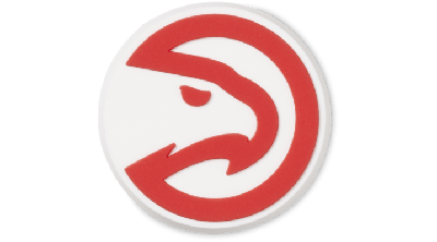 Jibbitz Nba Atlanta Hawks In White