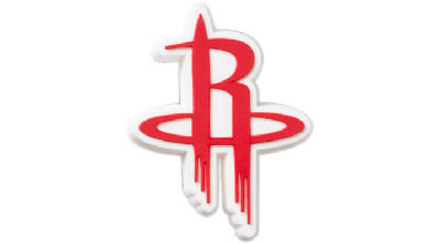 Jibbitz Nba Houston Rockets In Red