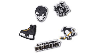 Jibbitz Nhl® Pittsburgh Penguins® 5 Pack In Metallic