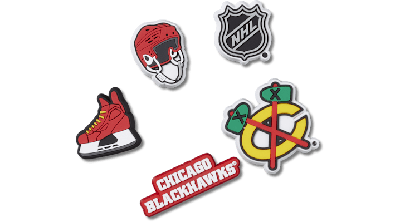 Jibbitz Nhl® Chicago Blackhawks® 5 Pack In Red
