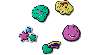 Jibbitz Barney 5 Pack