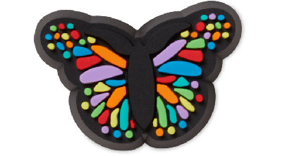 Jibbitz Tiny Colorful Butterfly In Multi