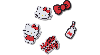Jibbitz Hello Kitty 5 Pack