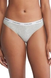 Calvin Klein Gray Cotton Underwear In Black/ Grey/ White