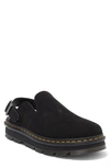 Dr. Martens Zebzag Casual Singback Platform Mules In Black