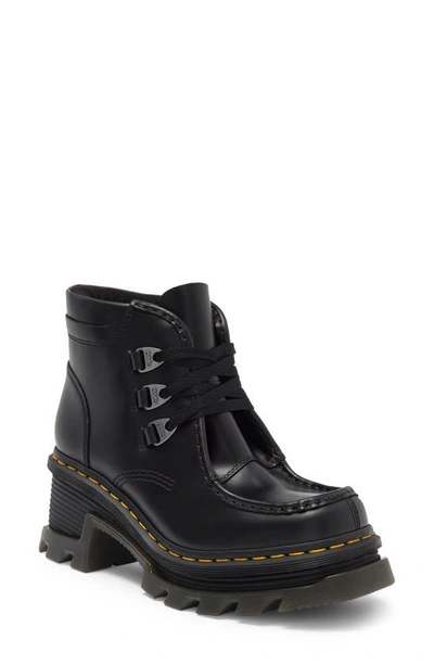 Dr. Martens' Corran 3-eye Boot In Black Classic Pull Up