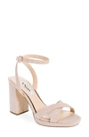 Nina Sheilia Ankle Strap Sandal In Nude Fantasy Net