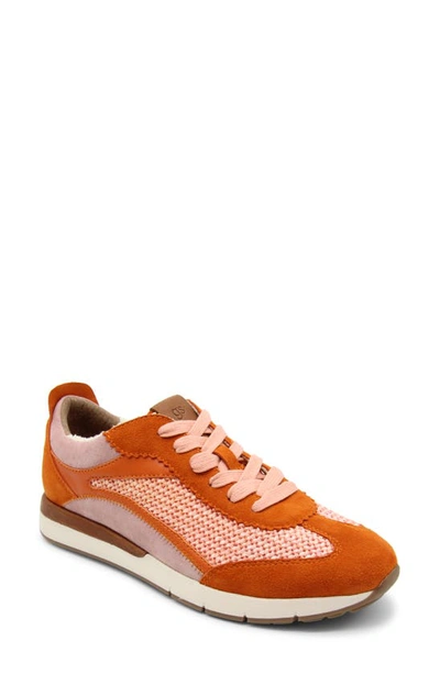 Gentle Souls By Kenneth Cole Juno Trainer In Orange Leather
