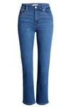 Good American Good Legs Straight Leg Jeans In Bluee007