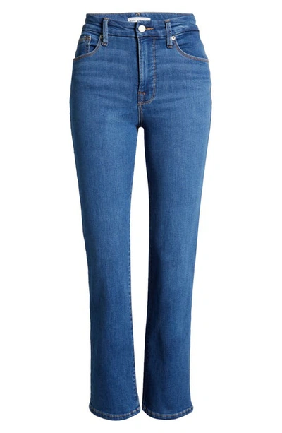 Good American Good Legs Straight Leg Jeans In Bluee007