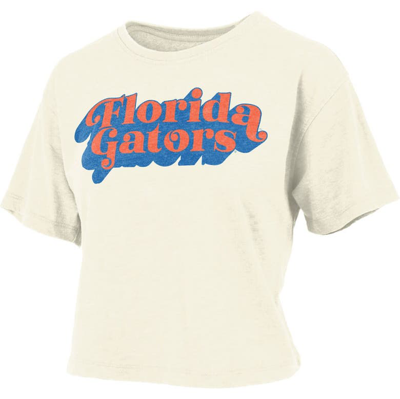 Pressbox White Florida Gators Vintage Easy T-shirt