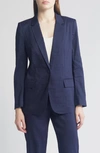 KOBI HALPERIN BRIA LINEN BLEND BLAZER