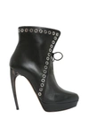 ALEXANDER MCQUEEN HORN HEEL BOOTIE,7699689