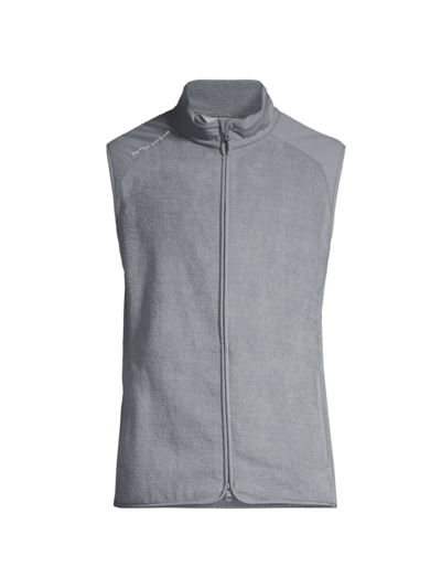 Peter Millar Men's Crown Sport Fade Vest In Gale Grey