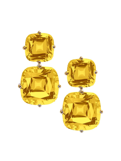 Goshwara Women's Gossip 18k Yellow Gold & Citrine Drop Earrings
