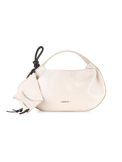 3.1 Phillip Lim / フィリップ リム Origami Small Leather Handbag In Cement/silver