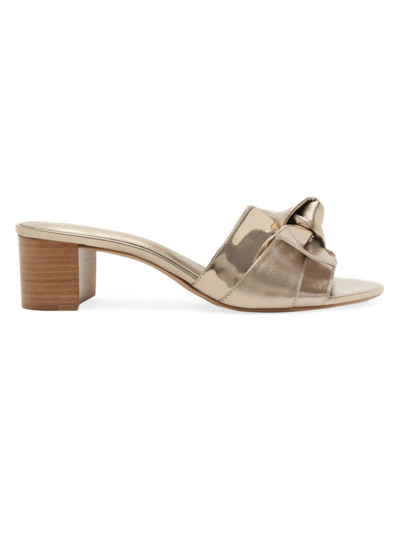 Alexandre Birman Maxi Clarita Block 45mm Leather Slides In Luna